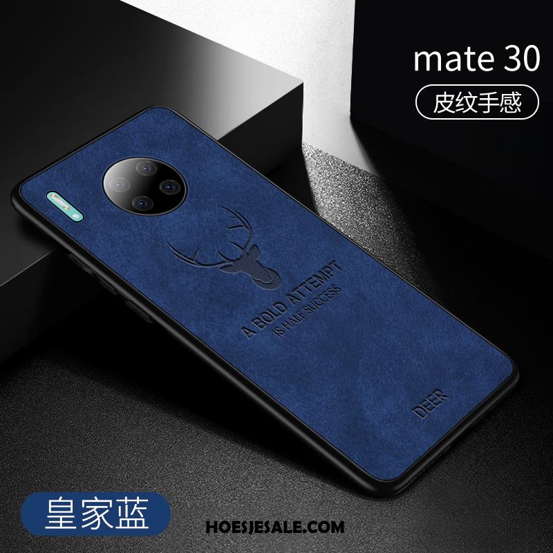 Huawei Mate 30 Hoesje Scheppend Leren Etui Anti-fall Hoes Trendy Merk Kopen