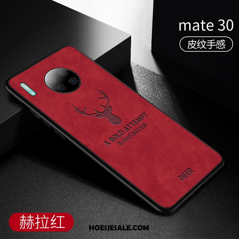 Huawei Mate 30 Hoesje Scheppend Leren Etui Anti-fall Hoes Trendy Merk Kopen