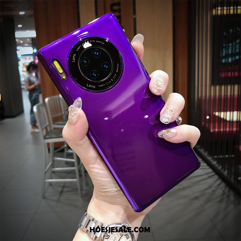 Huawei Mate 30 Hoesje Scheppend Purper Hoes Eenvoudige Persoonlijk Goedkoop