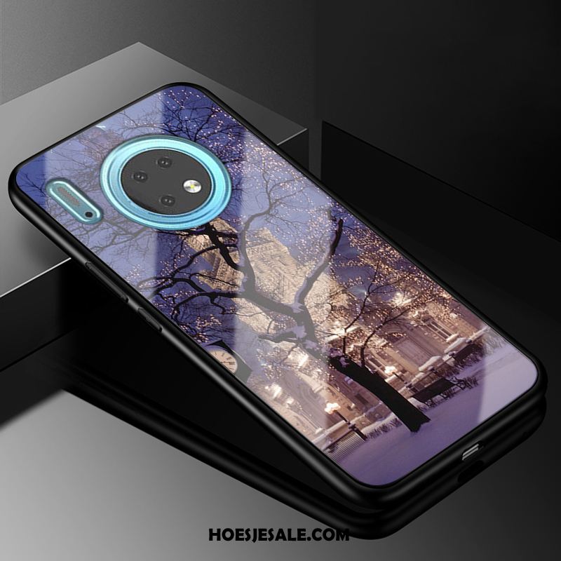 Huawei Mate 30 Hoesje Siliconen Zwart Persoonlijk Mobiele Telefoon Glas Sale