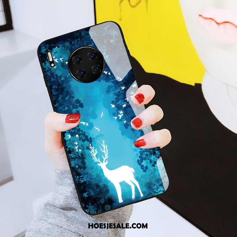 Huawei Mate 30 Pro Hoesje Dun High End Glas Nieuw Mode Korting