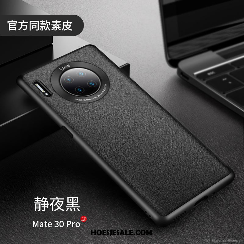 Huawei Mate 30 Pro Hoesje Dun Siliconen High End Leren Etui All Inclusive Sale