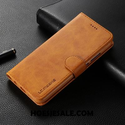 Huawei Mate 30 Pro Hoesje Folio Hoes Mobiele Telefoon Bedrijf Rood Korting