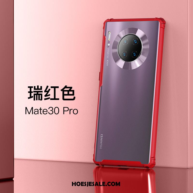 Huawei Mate 30 Pro Hoesje High End Doorzichtig Groen All Inclusive Zacht Online