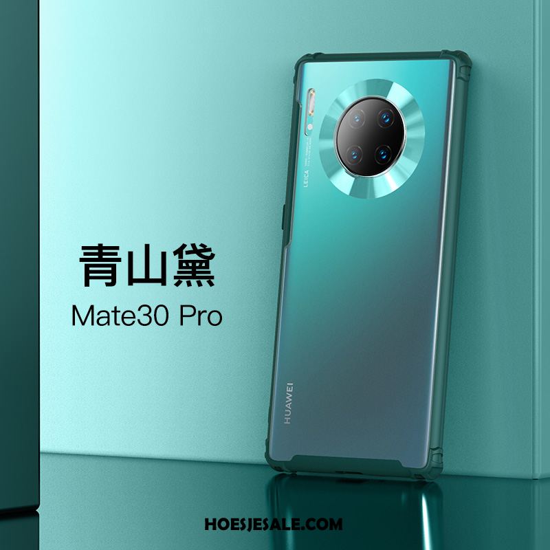 Huawei Mate 30 Pro Hoesje High End Doorzichtig Groen All Inclusive Zacht Online