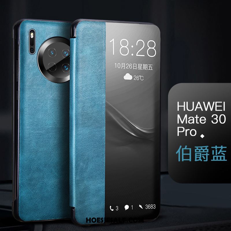 Huawei Mate 30 Pro Hoesje Hoes Leer Anti-fall Nieuw Folio Online