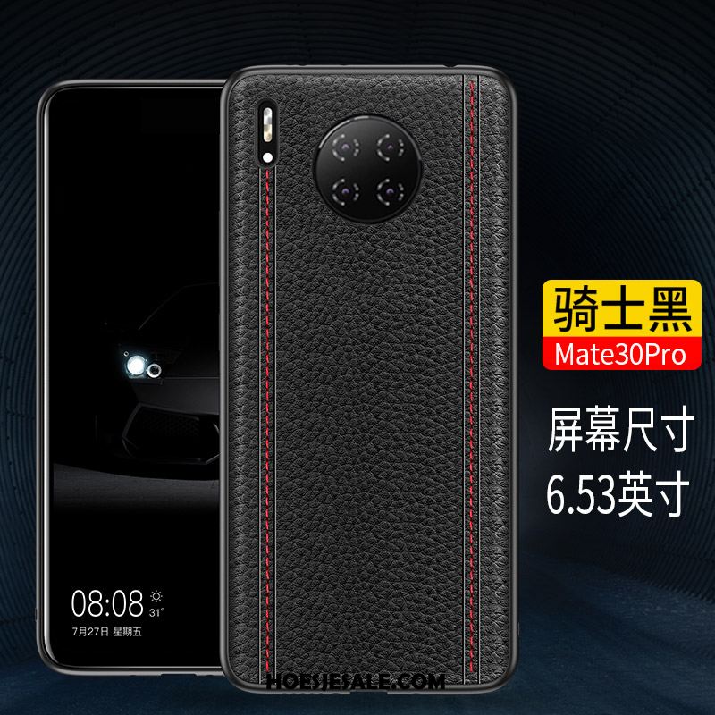 Huawei Mate 30 Pro Hoesje Hoes Mobiele Telefoon Echt Leer All Inclusive Anti-fall Goedkoop
