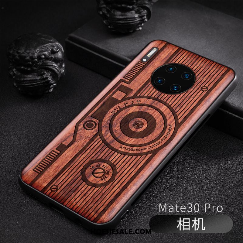 Huawei Mate 30 Pro Hoesje Hout Nieuw Original Reliëf Anti-fall Kopen