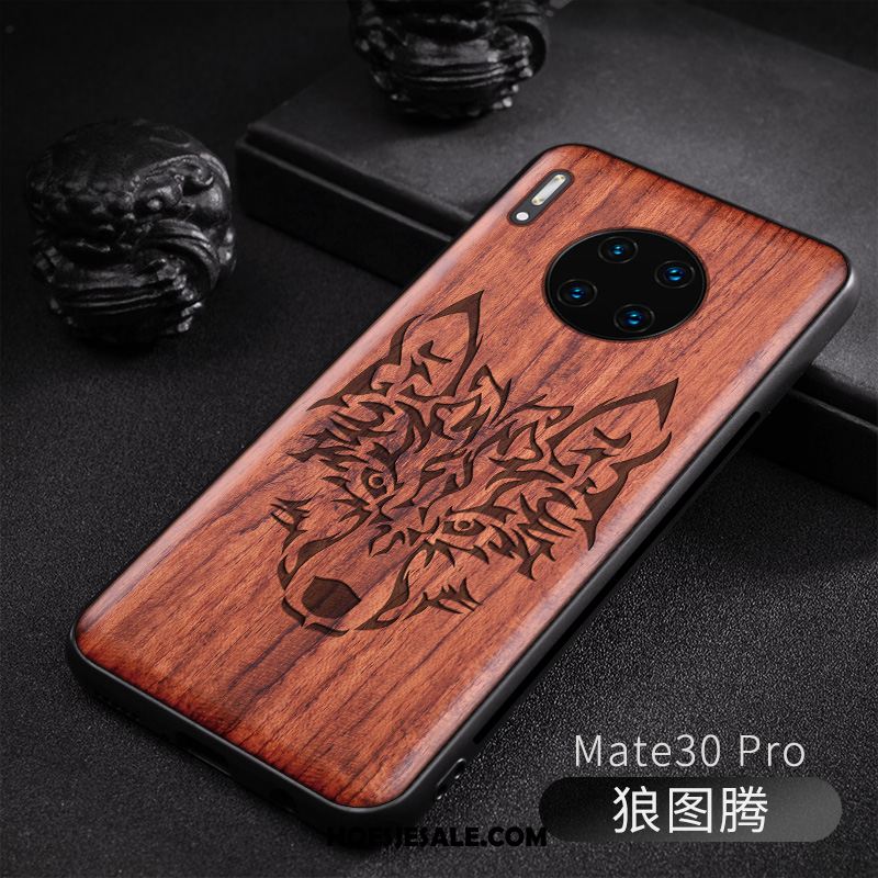 Huawei Mate 30 Pro Hoesje Hout Nieuw Original Reliëf Anti-fall Kopen