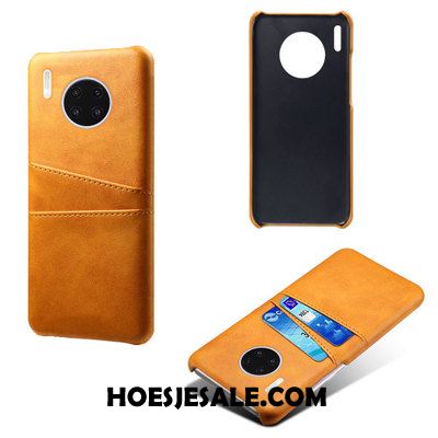 Huawei Mate 30 Pro Hoesje Leren Etui Ring Anti-fall Magnetisch Dun Online