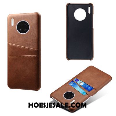 Huawei Mate 30 Pro Hoesje Leren Etui Ring Anti-fall Magnetisch Dun Online