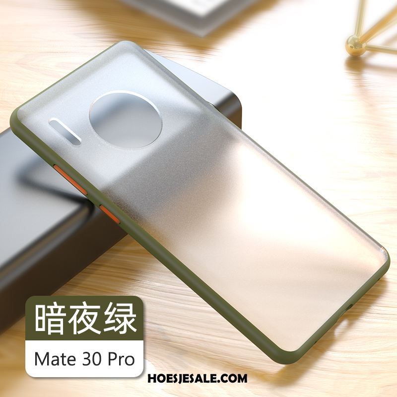 Huawei Mate 30 Pro Hoesje Schrobben Blauw Trend Bescherming Net Red Goedkoop