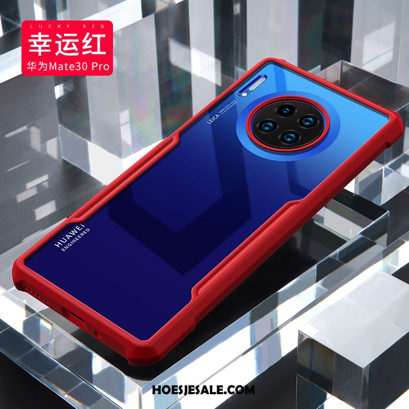 Huawei Mate 30 Pro Hoesje Siliconen All Inclusive Mobiele Telefoon Anti-fall Blauw Aanbiedingen