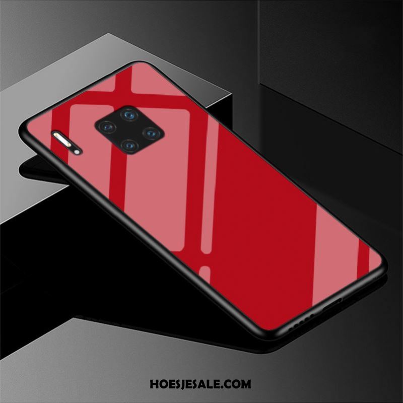 Huawei Mate 30 Rs Hoesje Mobiele Telefoon Echte Hard Zwart Effen Kleur Goedkoop