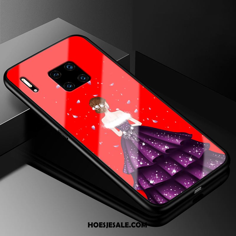 Huawei Mate 30 Rs Hoesje Rood Gazen Glas Mobiele Telefoon Bescherming Online