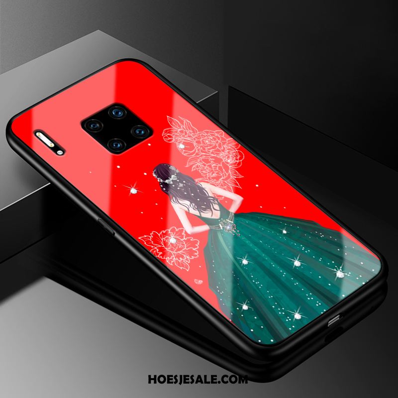 Huawei Mate 30 Rs Hoesje Rood Gazen Glas Mobiele Telefoon Bescherming Online