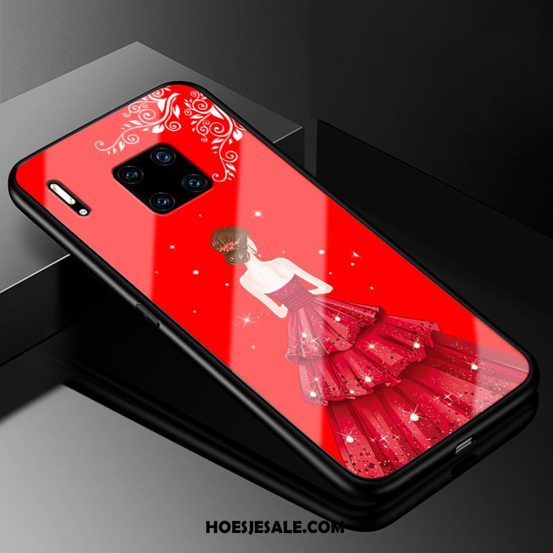 Huawei Mate 30 Rs Hoesje Rood Gazen Glas Mobiele Telefoon Bescherming Online