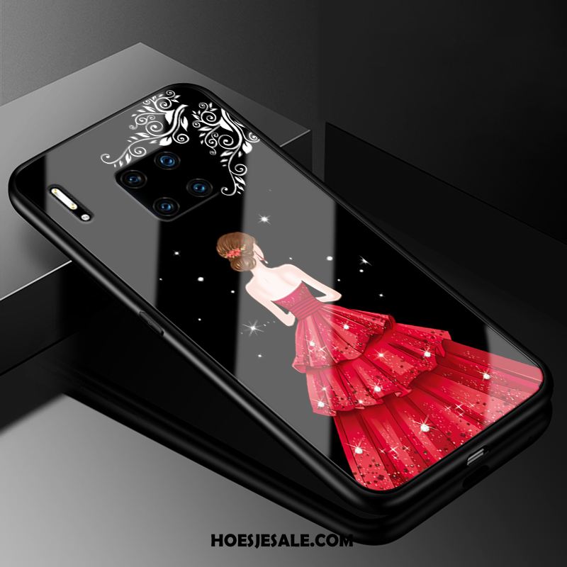 Huawei Mate 30 Rs Hoesje Rood Gazen Glas Mobiele Telefoon Bescherming Online