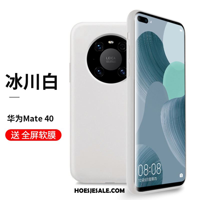 Huawei Mate 40 Hoesje Dun Eenvoudige Siliconen Hoes High End Kopen