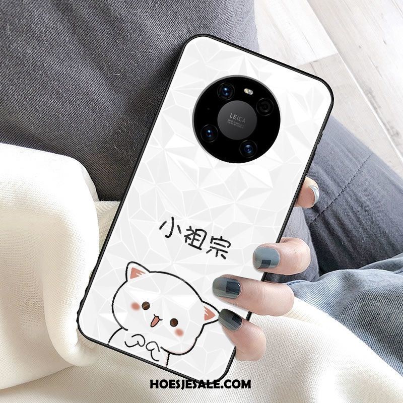 Huawei Mate 40 Hoesje Mini Roze Mobiele Telefoon Lovers Anti-fall Sale