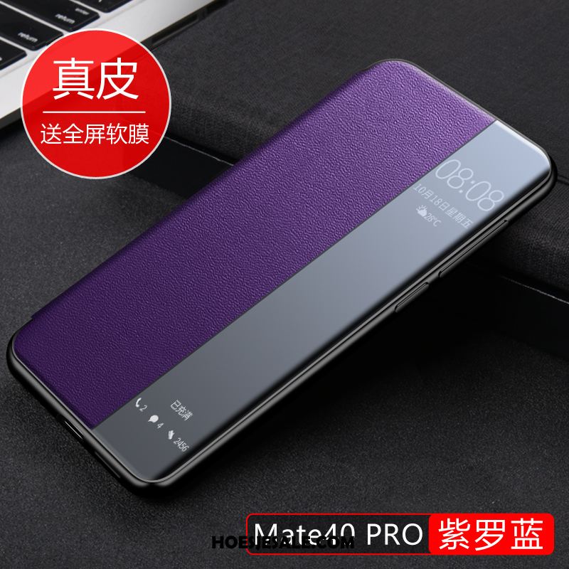 Huawei Mate 40 Pro Hoesje Bruin Bescherming Mobiele Telefoon Dun Anti-fall Goedkoop