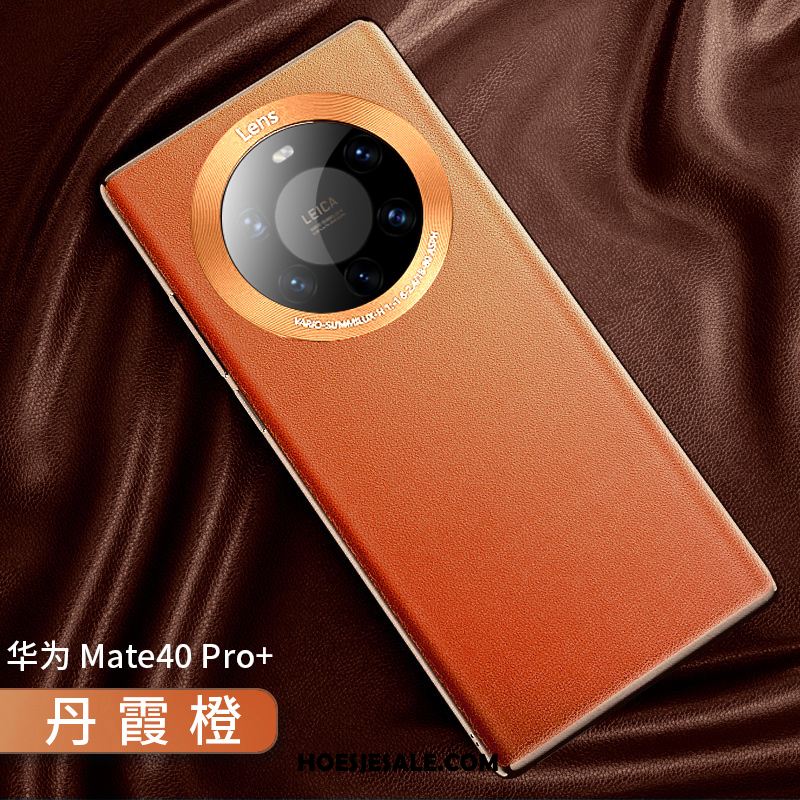 Huawei Mate 40 Pro+ Hoesje Echt Leer Persoonlijk All Inclusive Bescherming Hoes Sale