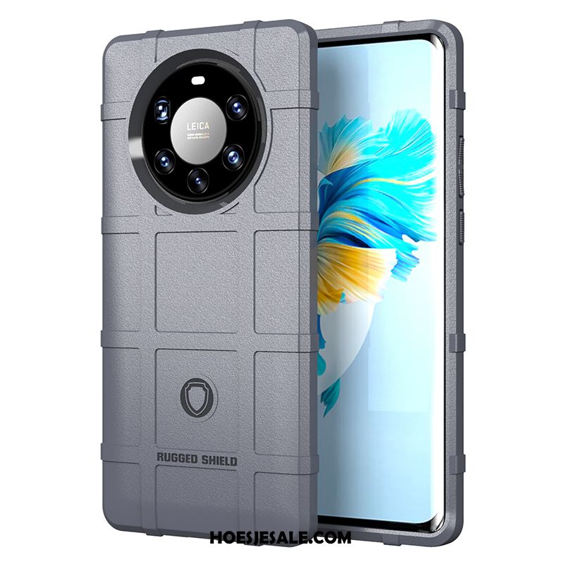 Huawei Mate 40 Pro+ Hoesje Hoes All Inclusive Bescherming Grijs Scheppend Goedkoop