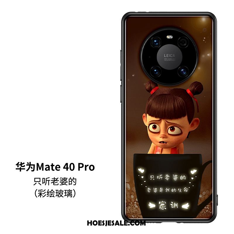 Huawei Mate 40 Pro Hoesje Lovers Chinese Stijl Persoonlijk Glas Scheppend Kopen