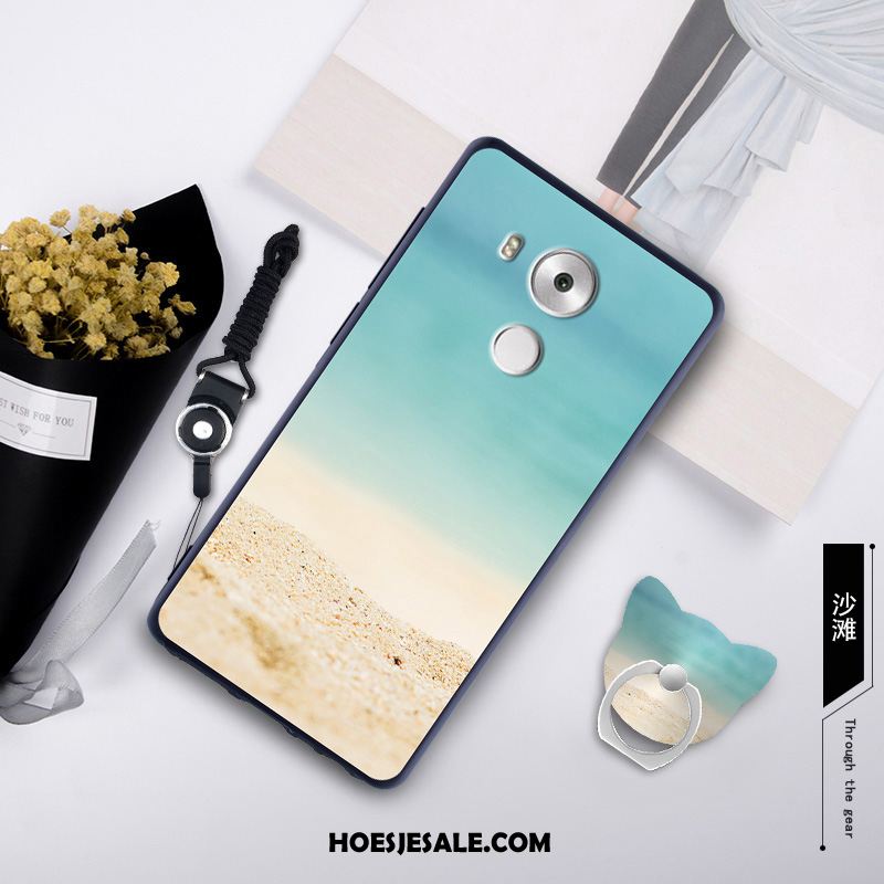 Huawei Mate 8 Hoesje Hanger Blauw Zacht Mobiele Telefoon Siliconen Sale