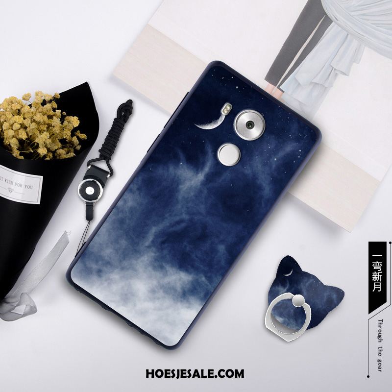 Huawei Mate 8 Hoesje Hanger Blauw Zacht Mobiele Telefoon Siliconen Sale