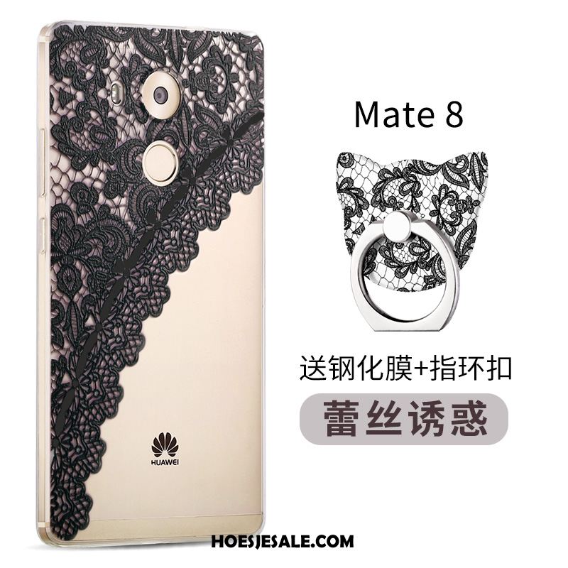 Huawei Mate 8 Hoesje Hoes Bescherming Siliconen Purper All Inclusive Sale