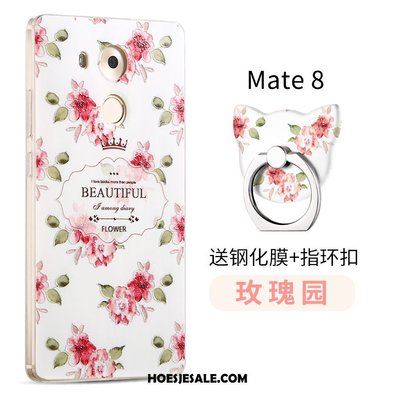Huawei Mate 8 Hoesje Hoes Bescherming Siliconen Purper All Inclusive Sale