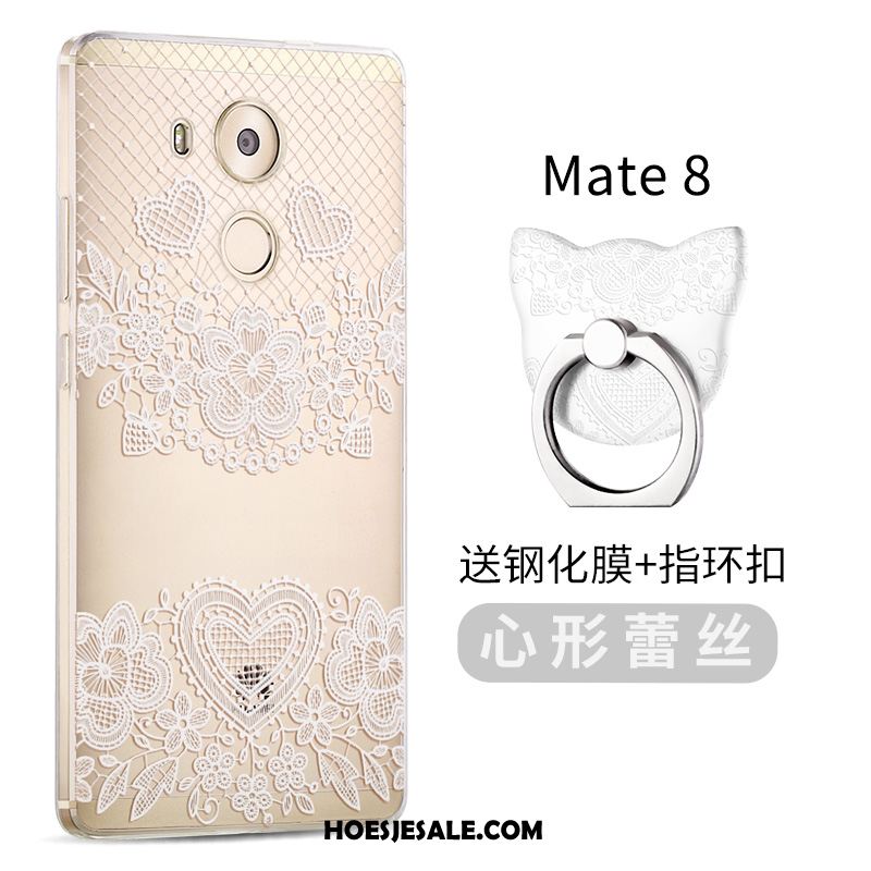 Huawei Mate 8 Hoesje Hoes Bescherming Siliconen Purper All Inclusive Sale