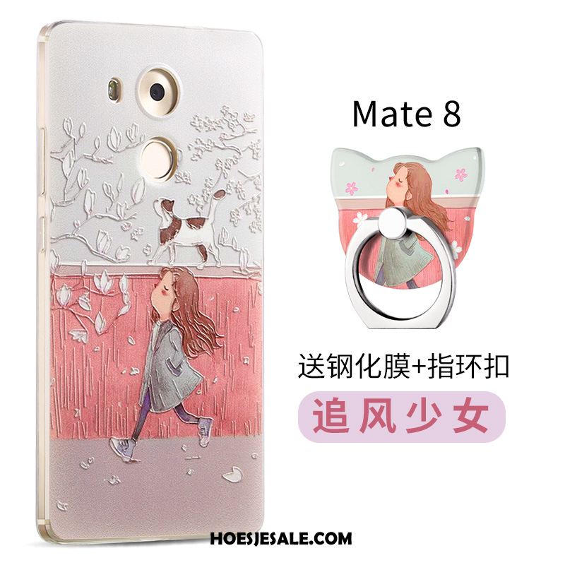 Huawei Mate 8 Hoesje Hoes Bescherming Siliconen Purper All Inclusive Sale
