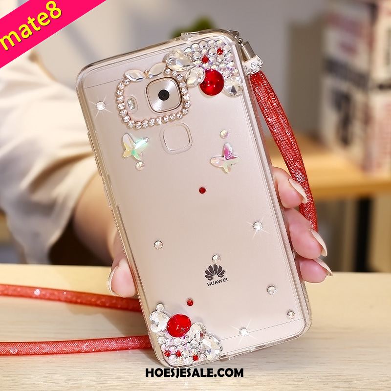 Huawei Mate 8 Hoesje Mobiele Telefoon Met Strass Klittenband Siliconen Hoes Online