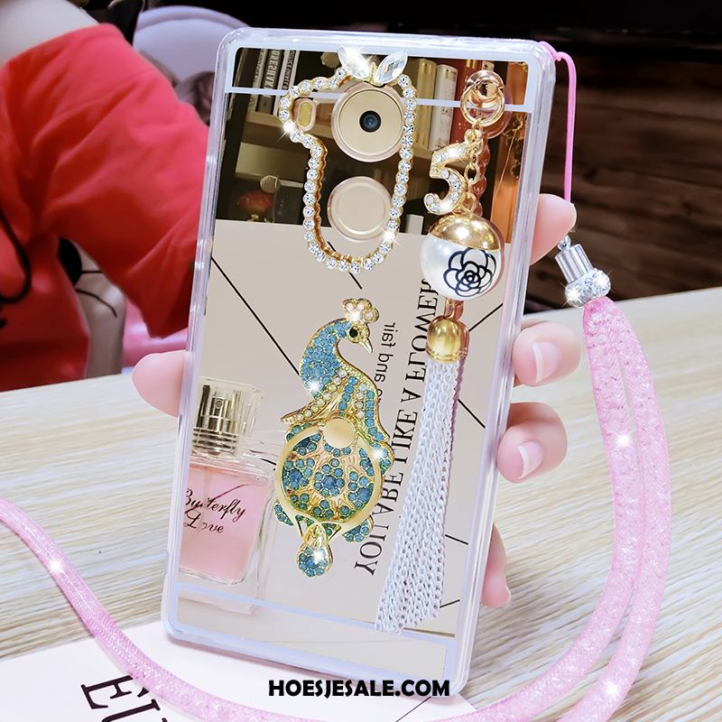 Huawei Mate 8 Hoesje Pauwen Hoes Met Strass Bescherming Spiegel Sale