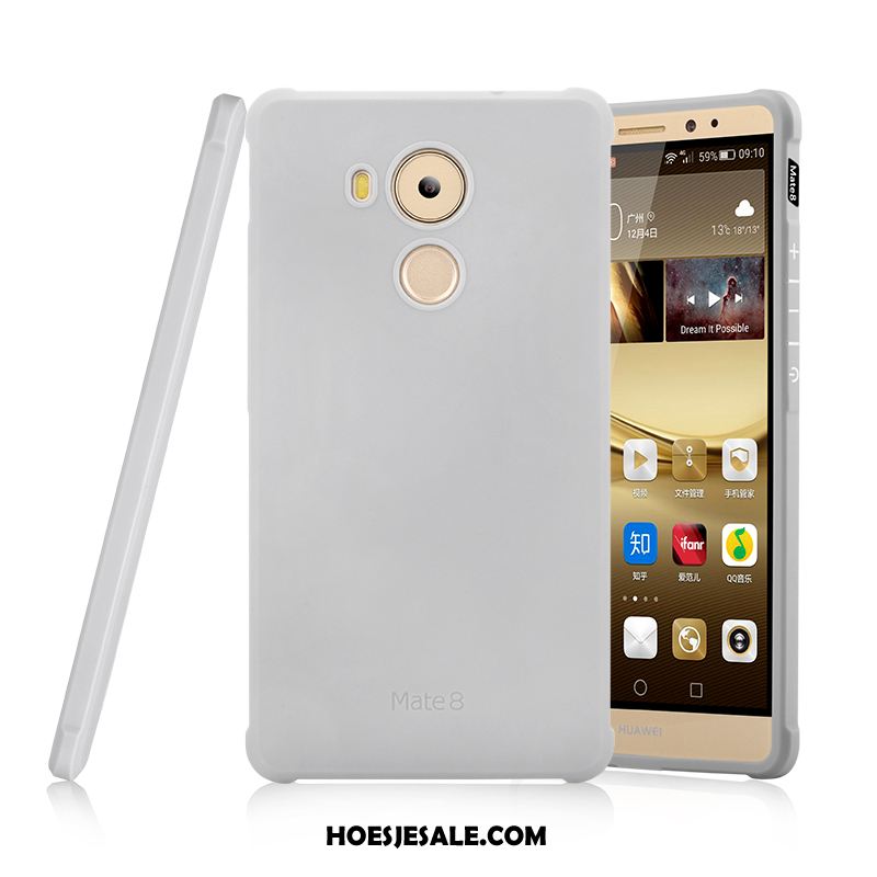 Huawei Mate 8 Hoesje Siliconen Antislip Schrobben Mobiele Telefoon Wit Korting