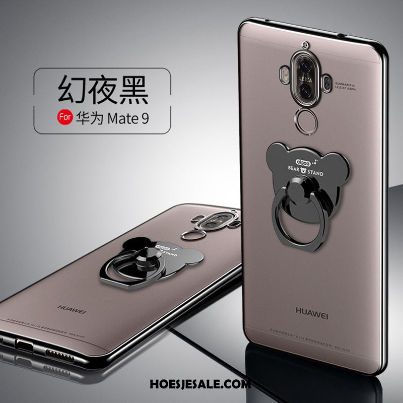 Huawei Mate 9 Hoesje Bescherming Anti-fall Zacht Goud Tempereren Online
