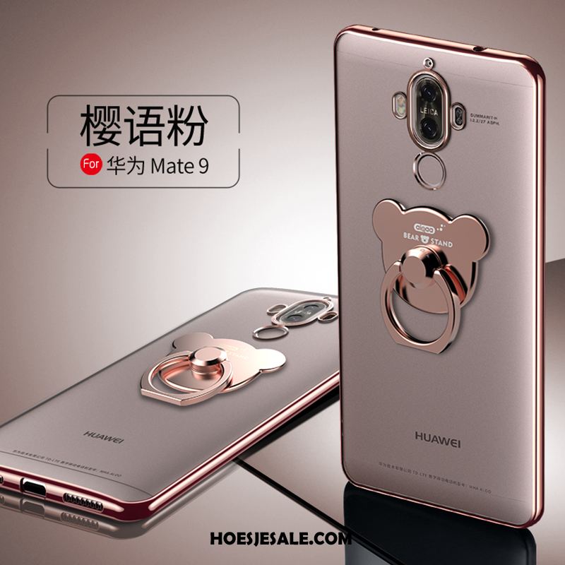 Huawei Mate 9 Hoesje Bescherming Anti-fall Zacht Goud Tempereren Online