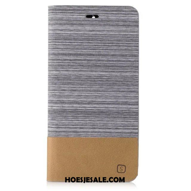 Huawei Mate 9 Hoesje Clamshell Leren Etui Zacht Bescherming Blauw Korting