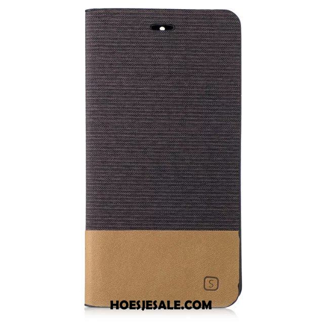Huawei Mate 9 Hoesje Clamshell Leren Etui Zacht Bescherming Blauw Korting