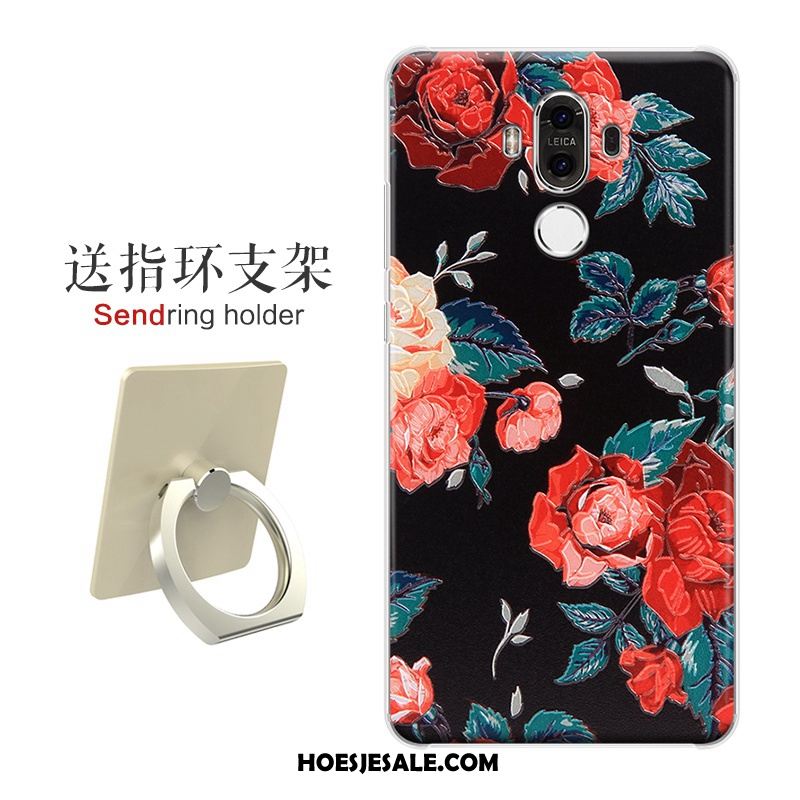 Huawei Mate 9 Hoesje Hoes Hard Anti-fall Zwart Bescherming Winkel