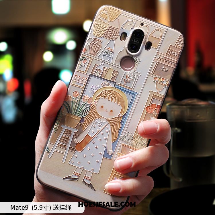 Huawei Mate 9 Hoesje Hoes Mobiele Telefoon Siliconen Spotprent Anti-fall Sale