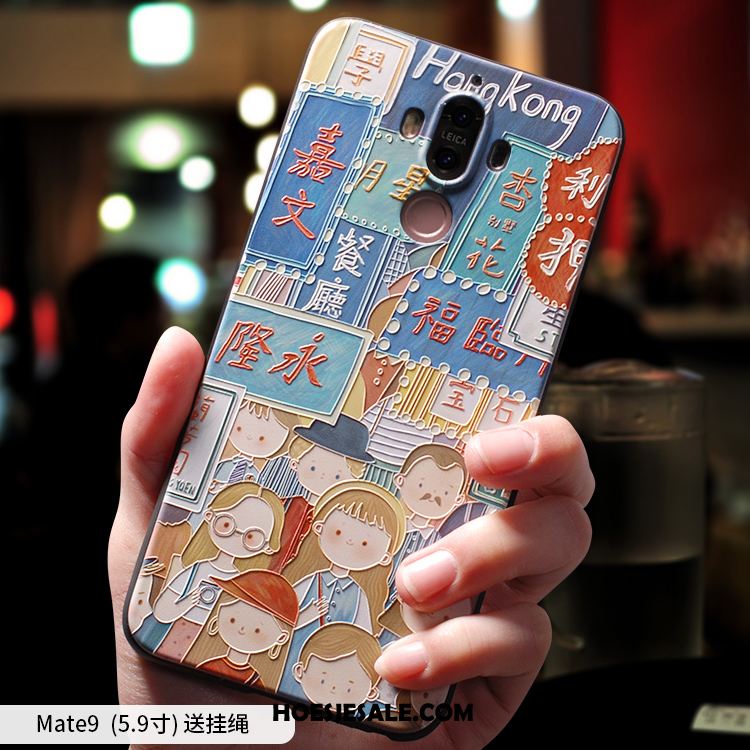 Huawei Mate 9 Hoesje Hoes Mobiele Telefoon Siliconen Spotprent Anti-fall Sale