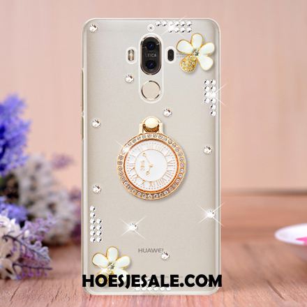 Huawei Mate 9 Hoesje Met Strass Ondersteuning Ring Doorzichtig Hoes Korting