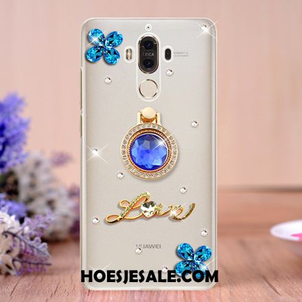 Huawei Mate 9 Hoesje Met Strass Ondersteuning Ring Doorzichtig Hoes Korting