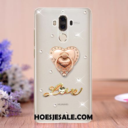 Huawei Mate 9 Hoesje Met Strass Ondersteuning Ring Doorzichtig Hoes Korting