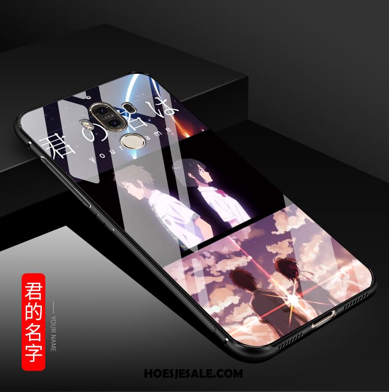 Huawei Mate 9 Hoesje Mobiele Telefoon Anti-fall Glas Achterklep Kleur Korting