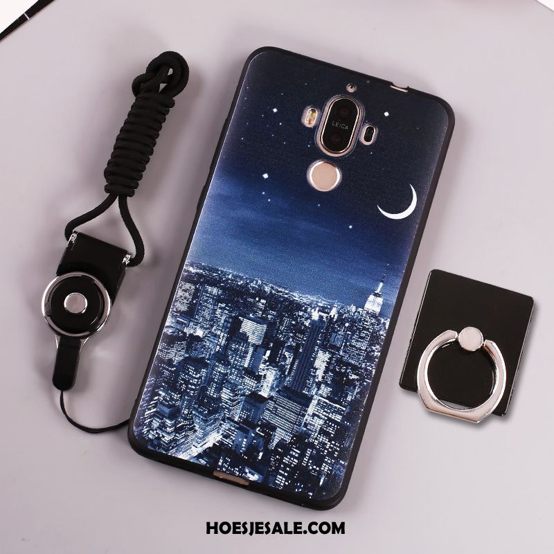 Huawei Mate 9 Hoesje Reliëf Wit Geschilderd Trendy Merk Mobiele Telefoon Online