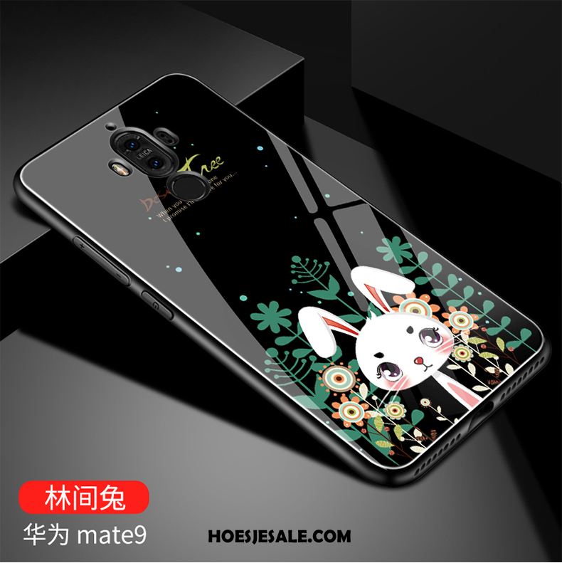 Huawei Mate 9 Hoesje Zacht Zwart Mode Hoes Tempereren Goedkoop